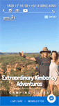 Mobile Screenshot of kimberleyadventures.com.au
